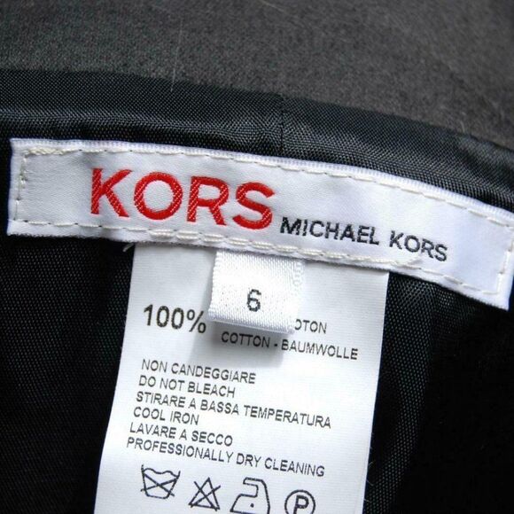 Kors Michael Kors Black Cotton Pea Coat Coat Size 6 - Picture 3 of 3